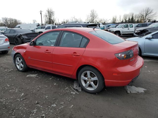 JM1BK123251258392 - 2005 MAZDA 3 S RED photo 2