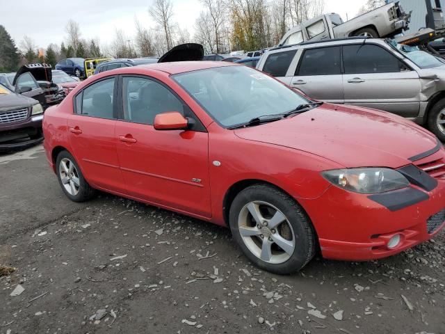 JM1BK123251258392 - 2005 MAZDA 3 S RED photo 4