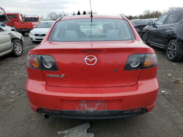 JM1BK123251258392 - 2005 MAZDA 3 S RED photo 6