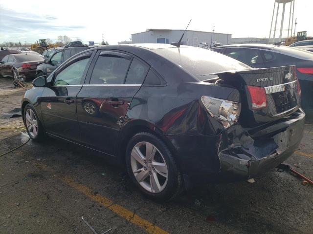 1G1P75SZ8E7291339 - 2014 CHEVROLET CRUZE BLACK photo 2