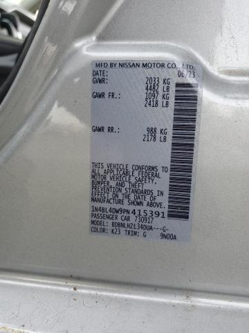 1N4BL4DW9PN415391 - 2023 NISSAN ALTIMA SV SILVER photo 12