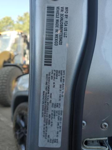 3C4NJDBB6MT539420 - 2021 JEEP COMPASS LATITUDE SILVER photo 13