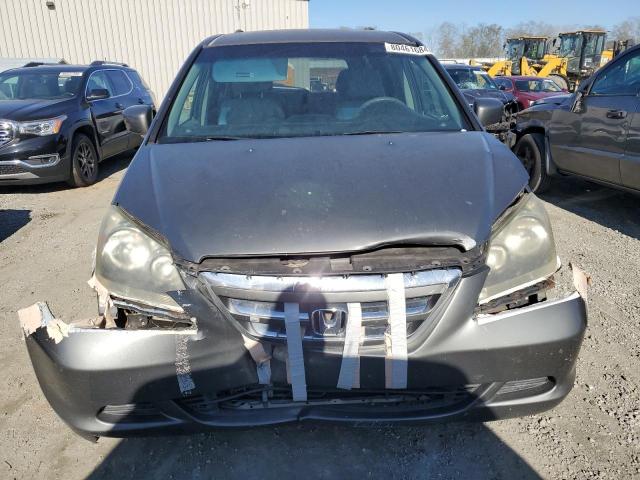 5FNRL38477B142512 - 2007 HONDA ODYSSEY EX GRAY photo 5