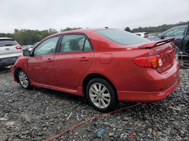 1NXBU40E29Z113692 - 2009 TOYOTA COROLLA BASE RED photo 2