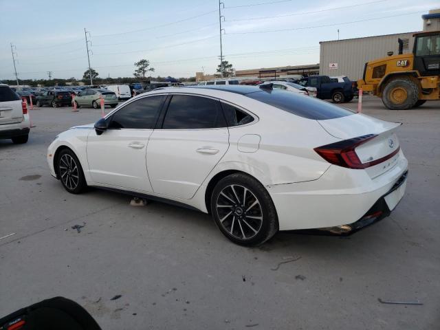 5NPEJ4J28LH029165 - 2020 HYUNDAI SONATA SEL PLUS WHITE photo 2