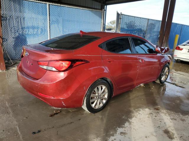 5NPDH4AE0EH495385 - 2014 HYUNDAI ELANTRA SE BURGUNDY photo 3