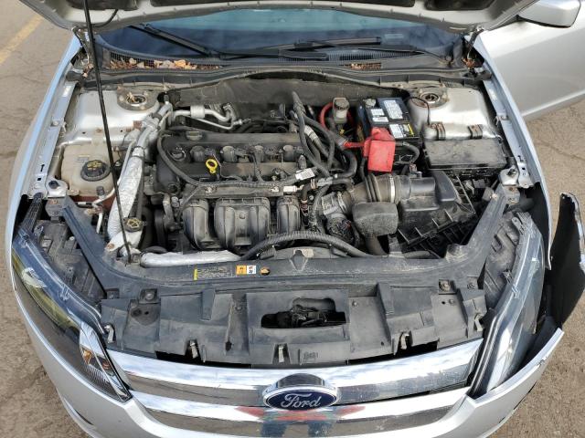 3FAHP0HA9CR402623 - 2012 FORD FUSION SE SILVER photo 11