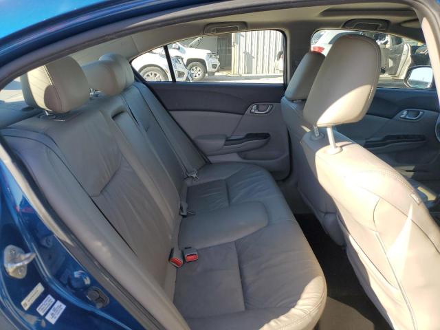 19XFB2F98CE039159 - 2012 HONDA CIVIC EXL Կապույտ լուսանկար 10
