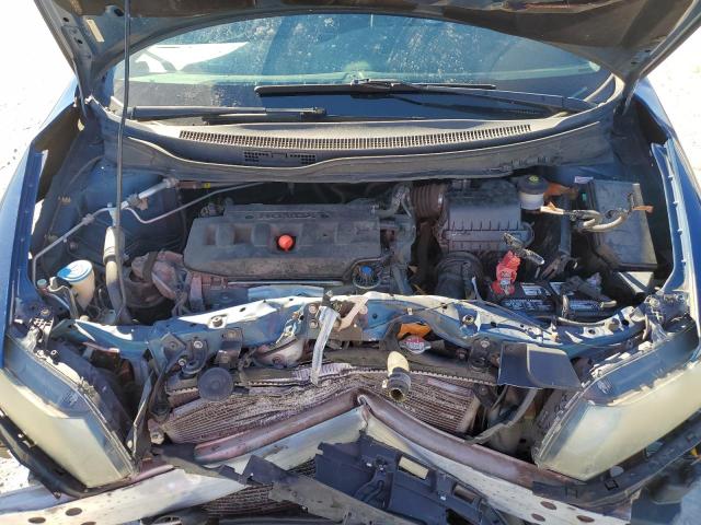 19XFB2F98CE039159 - 2012 HONDA CIVIC EXL Կապույտ լուսանկար 11