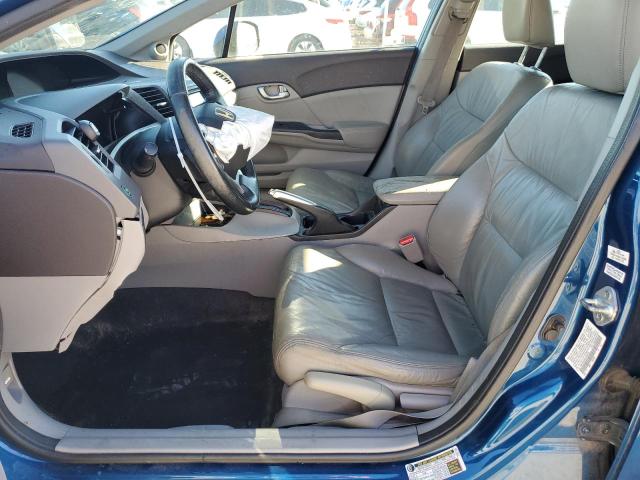 19XFB2F98CE039159 - 2012 HONDA CIVIC EXL Կապույտ լուսանկար 7