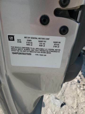 1G4HP52KX5U276269 - 2005 BUICK LESABRE CUSTOM SILVER photo 12