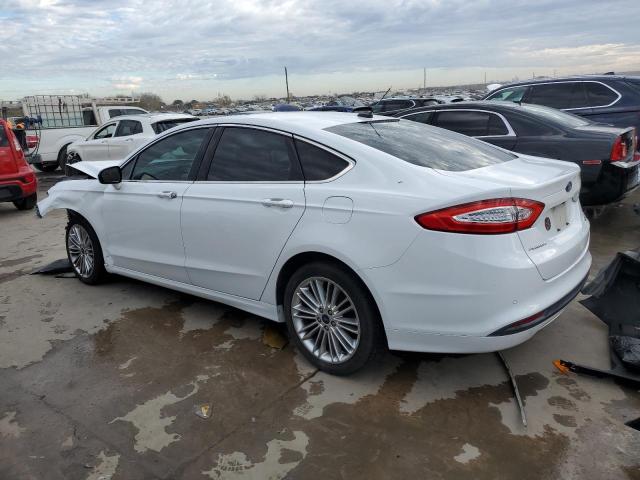 3FA6P0HD2ER356542 - 2014 FORD FUSION SE WHITE photo 2