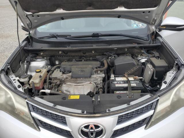 JTMRFREV4DD030003 - 2013 TOYOTA RAV4 XLE SILVER photo 12