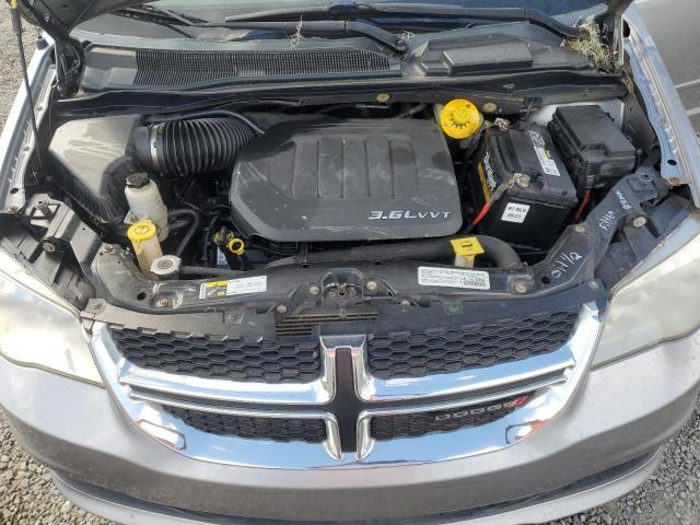 2C4RDGCG2ER429585 - 2014 DODGE GRAND CARA SXT GRAY photo 12