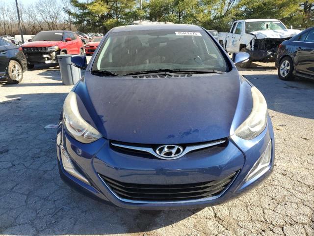 5NPDH4AE0GH693032 - 2016 HYUNDAI ELANTRA SE BLUE photo 5