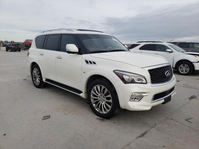 JN8AZ2NC3F9371512 - 2015 INFINITI QX80 WHITE photo 4