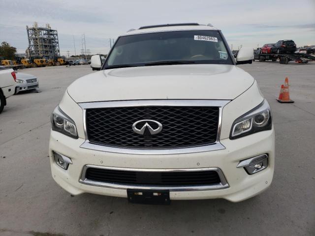 JN8AZ2NC3F9371512 - 2015 INFINITI QX80 WHITE photo 5