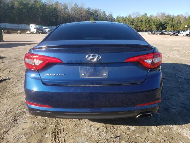 5NPE24AF2GH409351 - 2016 HYUNDAI SONATA SE BLUE photo 6