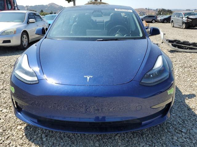 5YJ3E1EA7NF318356 - 2022 TESLA MODEL 3 ლურჯი ფოტო 5