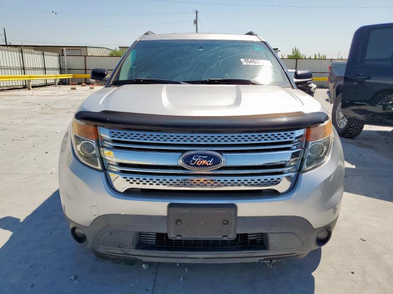 1FM5K7D8XEGA37009 - 2014 FORD EXPLORER XLT SILVER photo 5