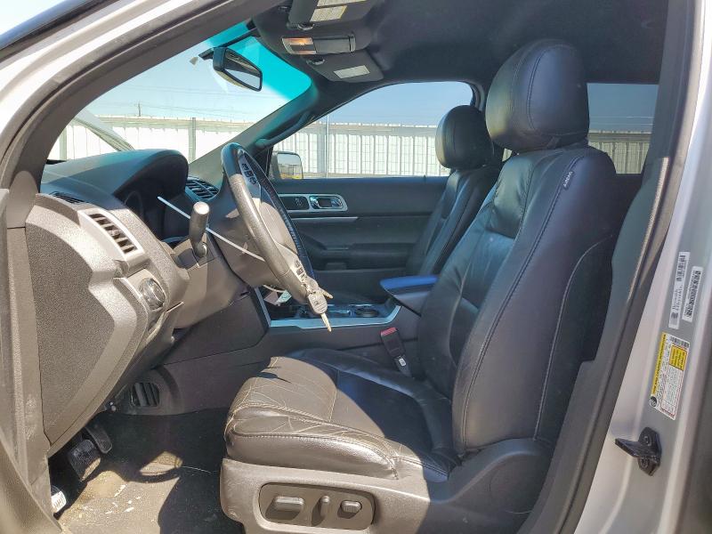 1FM5K7D8XEGA37009 - 2014 FORD EXPLORER XLT SILVER photo 7