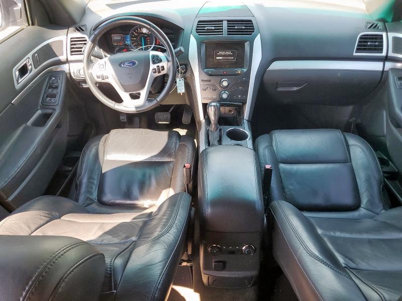 1FM5K7D8XEGA37009 - 2014 FORD EXPLORER XLT SILVER photo 8