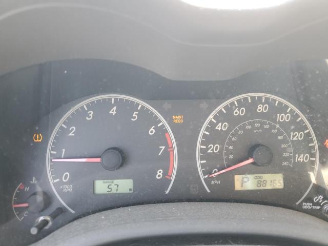 JTDBL40E19J000454 - 2009 TOYOTA COROLLA BASE WHITE photo 9