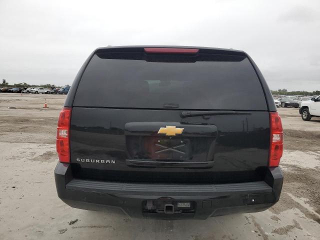 1GNSCHE06DR279759 - 2013 CHEVROLET SUBURBAN C1500  LS BLACK photo 6