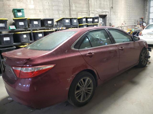 4T1BF1FK5GU579104 - 2016 TOYOTA CAMRY LE RED photo 3