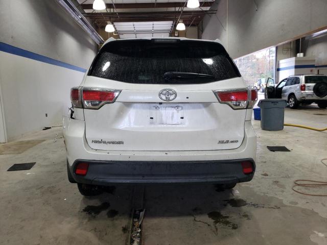 5TDJKRFH7FS166862 - 2015 TOYOTA HIGHLANDER XLE WHITE photo 6