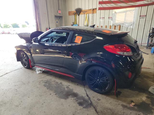 KMHTC6AE0GU276257 - 2016 HYUNDAI VELOSTER TURBO შავი ფოტო 2