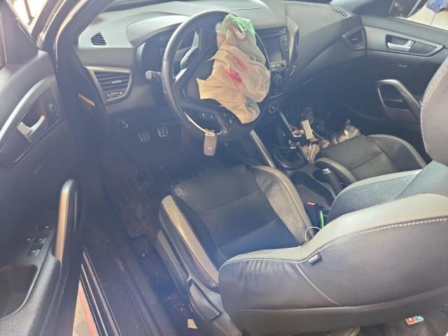 KMHTC6AE0GU276257 - 2016 HYUNDAI VELOSTER TURBO შავი ფოტო 8