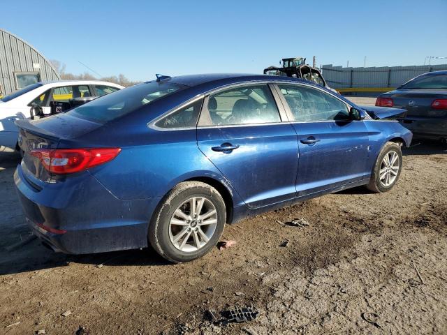 5NPE24AF0HH565289 - 2017 HYUNDAI SONATA SE BLUE photo 3