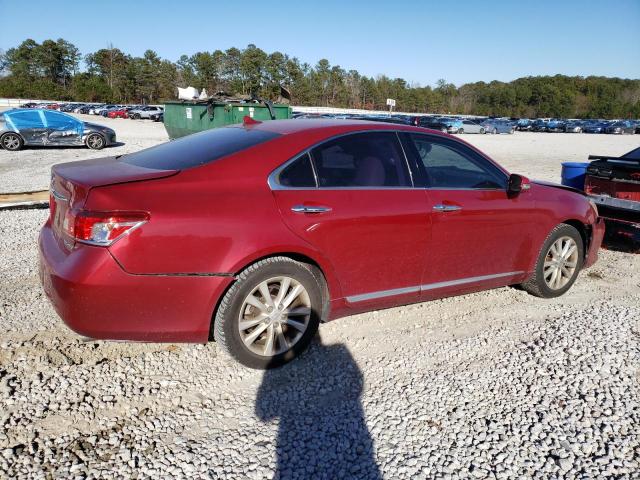 JTHBK1EG1A2379450 - 2010 LEXUS ES 350 BURGUNDY photo 3