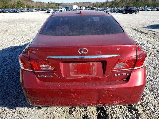 JTHBK1EG1A2379450 - 2010 LEXUS ES 350 BURGUNDY photo 6