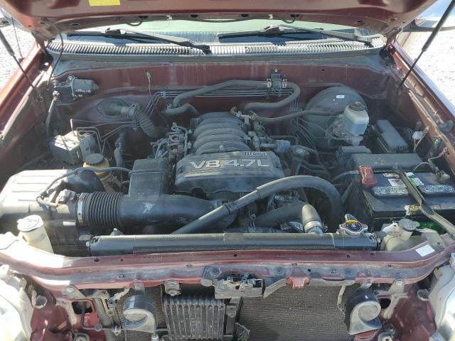 5TBDT44176S536641 - 2006 TOYOTA TUNDRA DOUBLE CAB SR5 RED photo 11