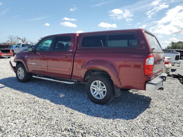 5TBDT44176S536641 - 2006 TOYOTA TUNDRA DOUBLE CAB SR5 RED photo 2