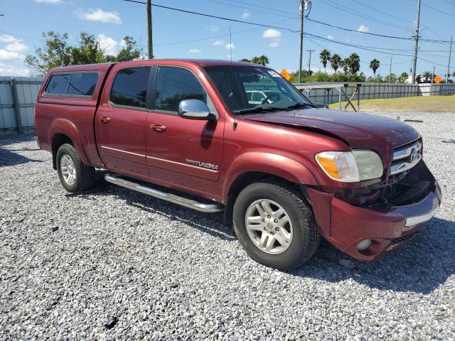 5TBDT44176S536641 - 2006 TOYOTA TUNDRA DOUBLE CAB SR5 RED photo 4