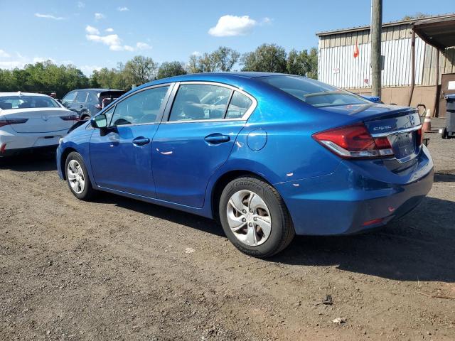19XFB2F58EE245002 - 2014 HONDA CIVIC LX BLUE photo 2