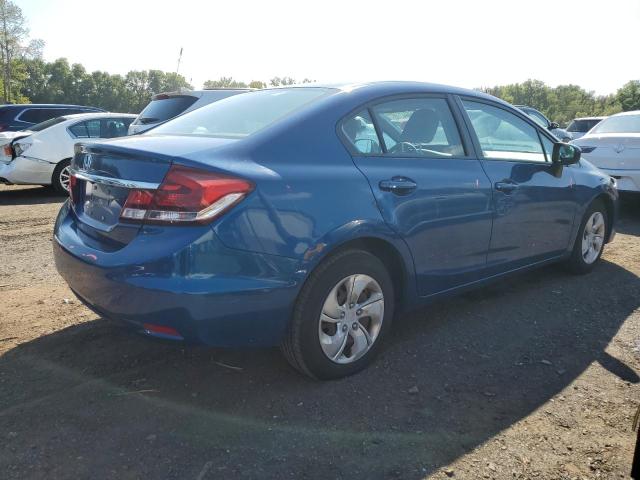 19XFB2F58EE245002 - 2014 HONDA CIVIC LX BLUE photo 3