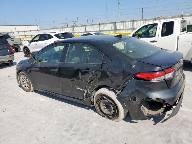 JTDEPMAE7MJ181326 - 2021 TOYOTA COROLLA LE შავი ფოტო 2