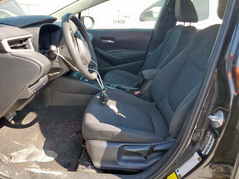 JTDEPMAE7MJ181326 - 2021 TOYOTA COROLLA LE შავი ფოტო 7