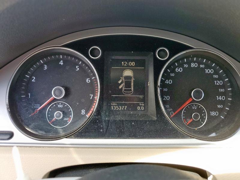 WVWMN7AN6CE541874 - 2012 VOLKSWAGEN CC SPORT BLUE photo 9