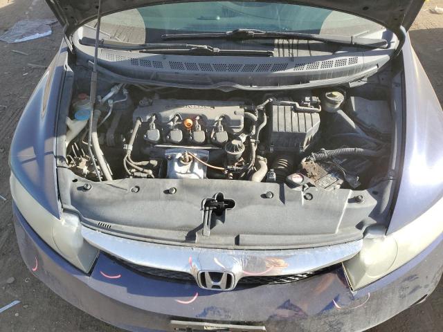 1HGFA16849L011123 - 2009 HONDA CIVIC EX BLUE photo 11