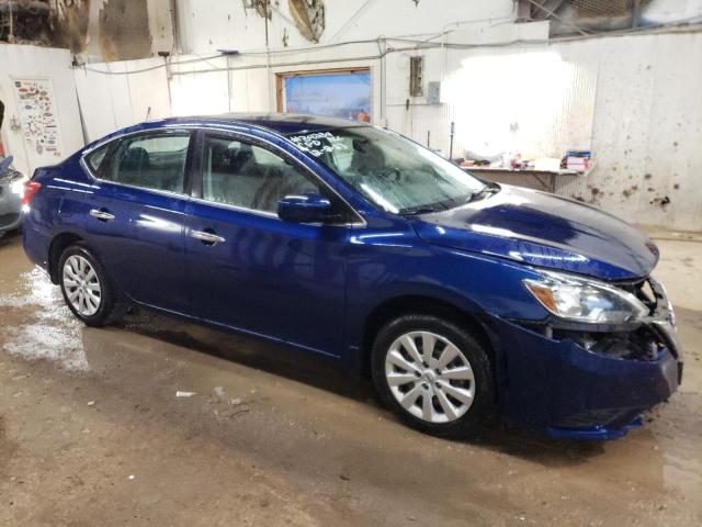 3N1AB7APXJY316499 - 2018 NISSAN SENTRA S BLUE photo 4