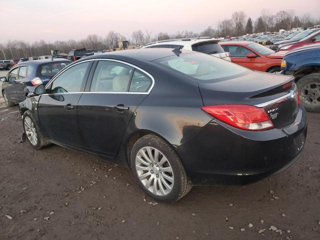 W04GR5EC1B1080761 - 2011 BUICK REGAL CXL BLACK photo 2