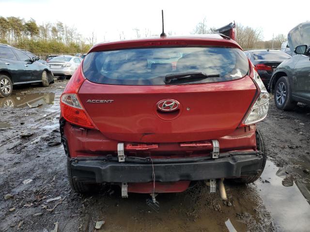 KMHCT5AE5HU356570 - 2017 HYUNDAI ACCENT SE RED photo 6