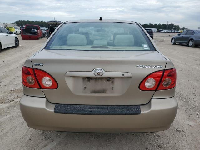 1NXBR32E67Z900408 - 2007 TOYOTA COROLLA CE TAN photo 6