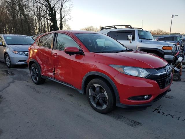 3CZRU6H51JG706531 - 2018 HONDA HR-V EX RED photo 4