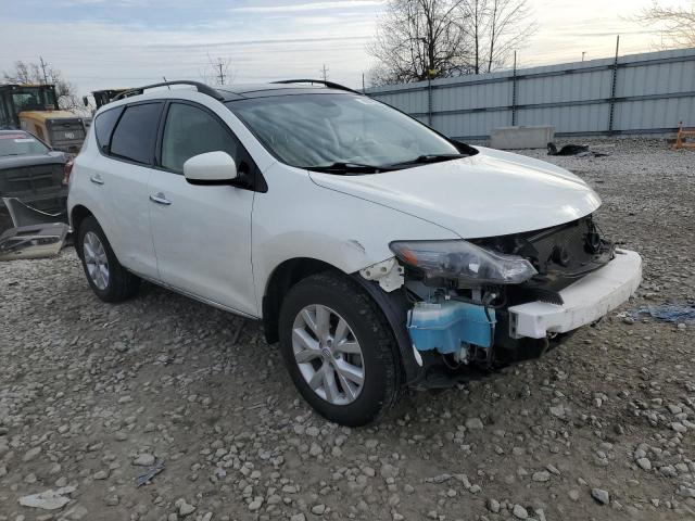 JN8AZ1MWXDW320674 - 2013 NISSAN MURANO S WHITE photo 4